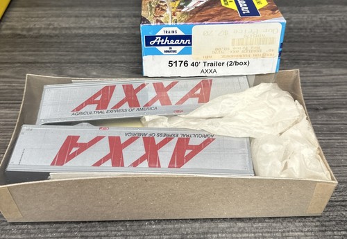 Remolque Athearn HO Kit #5176 40’ - AXXA (paquete de 2) ¡NUEVO EN STOCK! | Condition: New