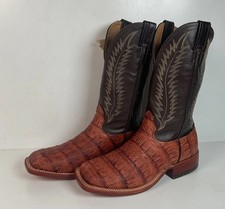 Fenoglio Caiman Crocodile Cowboy Boots | USA Made | Men’s 8.5 E