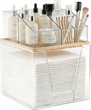 2 in 1 Disposable Facial Towel Holder and Cosmetic Organizer