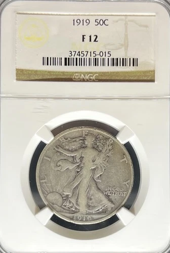 1919 Walking Liberty Half Dollar F12 NGC (#PA3745715015)