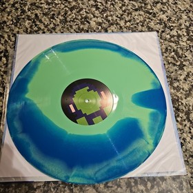 Super Mario Bros 2 NES Vinyl Record OST (Luigi Green/Blue Swirl) not moonshake  