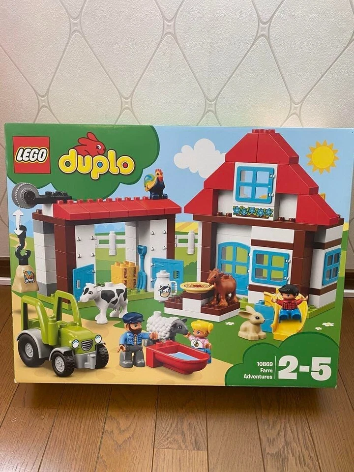 LEGO Duplo 10869 Farm Adventures granjero niños oveja cabra vaca gallo conejo - Imagen 1 de 3