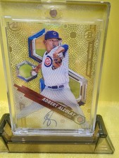  Bowman Prospects Adbert Alzolay Gold Rainbow Diffractor Autographs /50 (AU, RC)