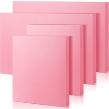 Xps Foam 12 x 15 and 12 x 7.5 Polystyrene Rectangles Thickness 1 Inch, Pink