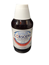 Corsodyl Alcohol Free Antibacterial Mouthwash Mint Flavour - 300ml