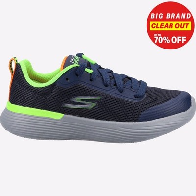 Skechers Go Run 400 V2 Memory Foam Junior Freizeit Fitness Gym Schuhe Navy