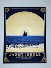 Jason Isbell 400 Unit Poster CLEARWATER Signed, #/30 OFFICIAL PRINT 2025 Florida