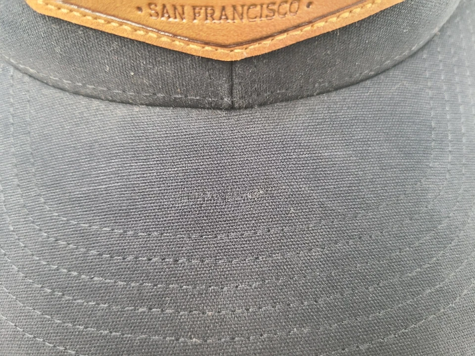 Parche 47 de los Gigantes de San Francisco Marca Malla Camionero Snapback Gorra MLB Azul Beige Foto 4 de 4