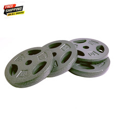 Barbell, 40 Lb Standard 1 Weight Plate Set, (...