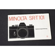 Minolta SR-T 101 Manual / User Manual / Instruction Manual GERMAN