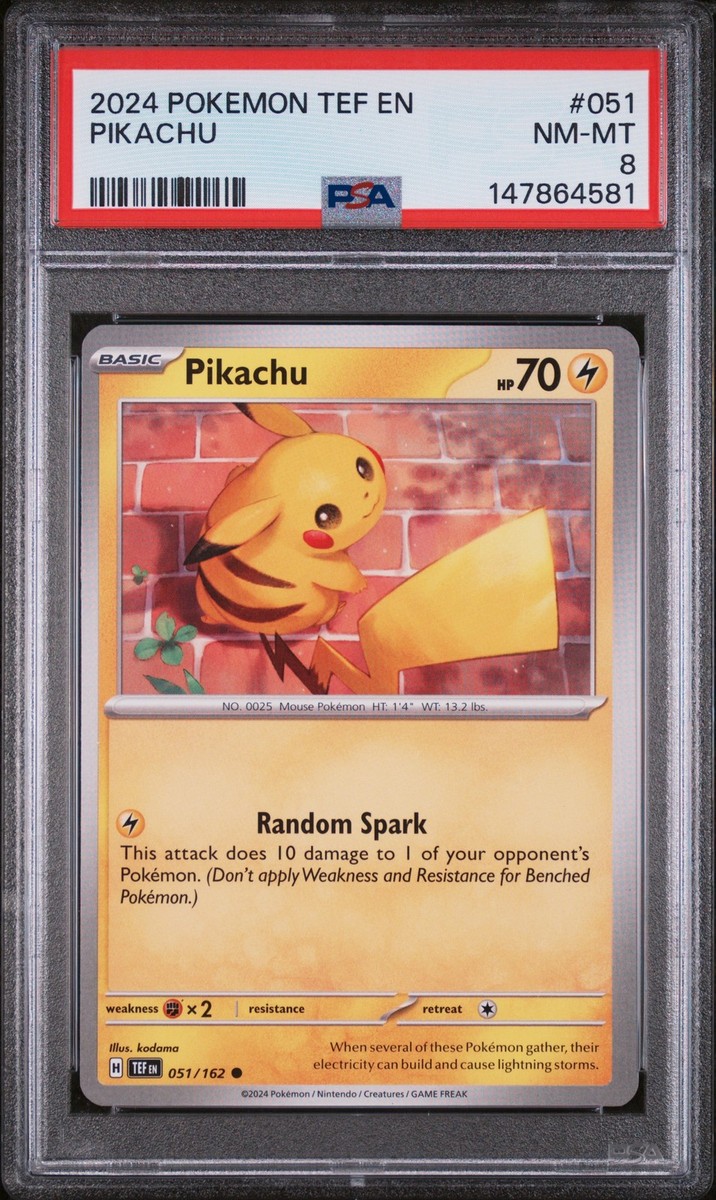 Pikachu 真贋鑑定】英語版ピカチュウ AU 【ARS 051/162 051/162]【英語版】(メガエボリューション EN [TEF C ピカチュウ ポケモンカードゲーム