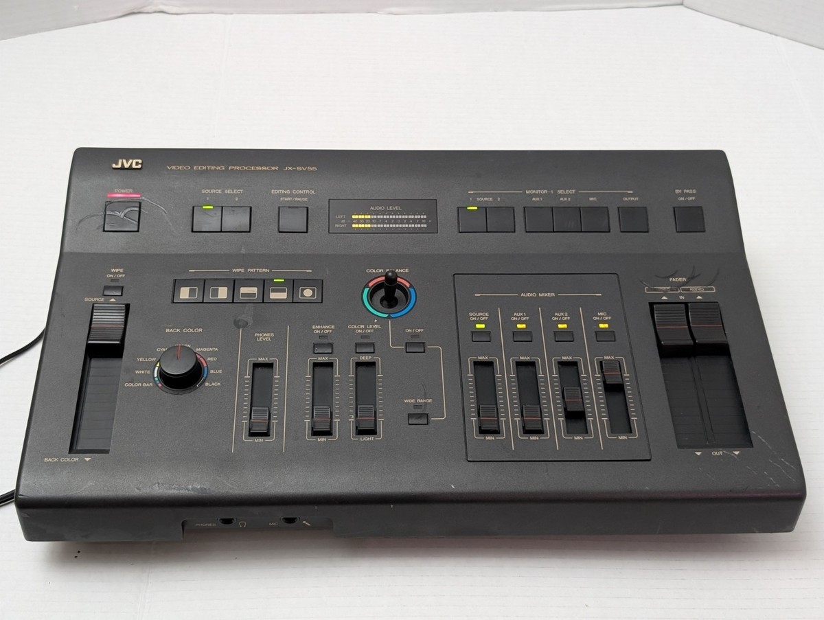 JVC JX-SV55 video editing Processor RCA Connectivity | eBay