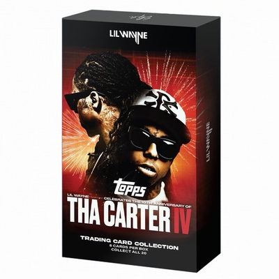 #ad 2021 Topps x Lil Wayne – Tha Carter IV – 10th Anniversary 8 Card Pack Box $49.99