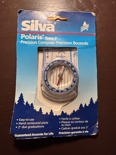 Silva Präzisionskompass, Typ 7, unbenutzt, mit Anleitung.