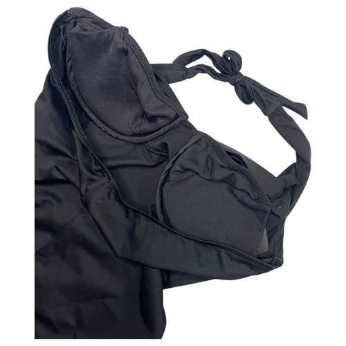 Costume da bagno vintage Miraclesuit donna 12 nero pezzo unico supporto imbottito retrò anni 90 Y2K - Foto 7 di 12