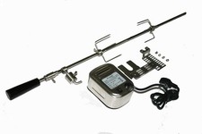 Kit Girarrosto BBQ in Acciaio Inox per Arrosto Spiedo Gas o Carbone