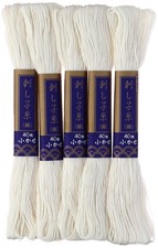 Sashiko thread 40m col.2 5x1 white