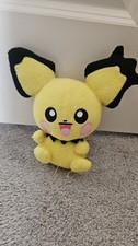 Pokemon Banpresto Fuzzy Pichu Plush 2010 8  