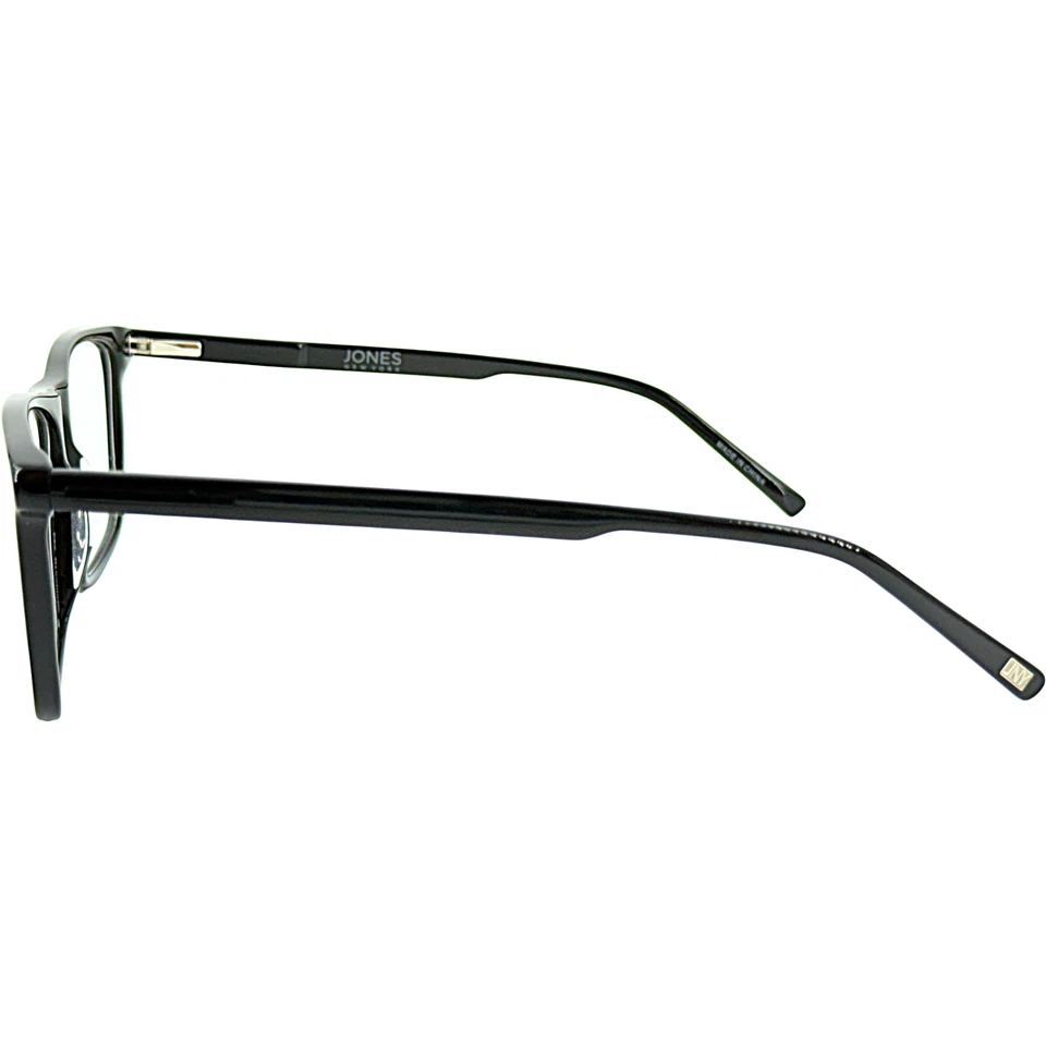 Marco de gafas de plástico negro Jones New York VJOM541 para hombre 61-18 Foto 4 de 4