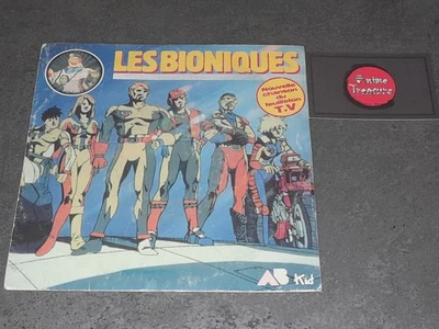 VINYLE 45T LES BIONIQUES J.P Cesari + instrumentale AB kid 1987 OST 45 tours LP - Photo 1/3