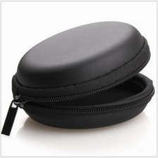 Portable Mini Round Hard Earphone Case for Earphones, SD TF Cards, USB Cable
