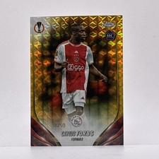 2023-24 Topps Chrome UEFA Club Competitions Carlos Forbs #90 Gold /50 RC Ajax