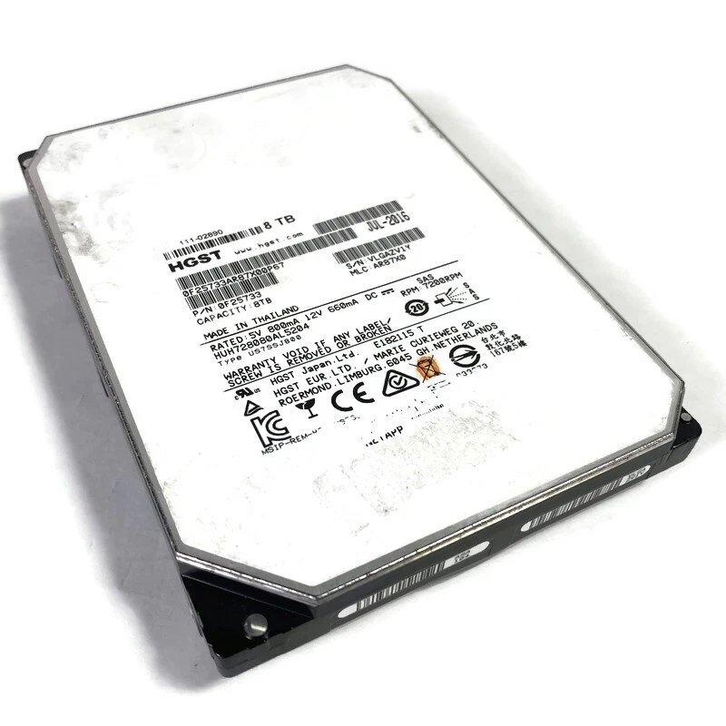HGST Internal 7200 RPM Rotation Speed 8 TB Storage Capacity Hard