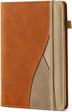 Lined Journaling Notebooks, A5 Hardcover Notebooks for Work, 188 Numbered Pages