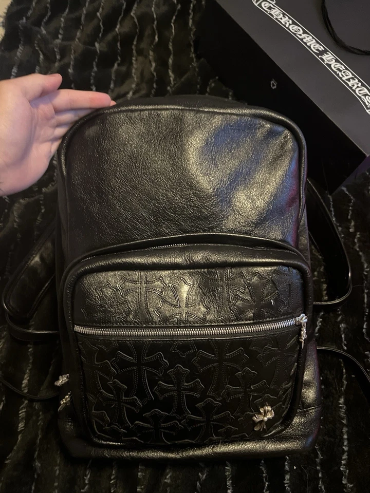 Chrome Hearts Cemetery Cross Patch 7th Grade Backpack - Image 2 of 4