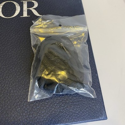 Christian Dior Blue Gift Shoe Box Only Black Laces Tissue Paper