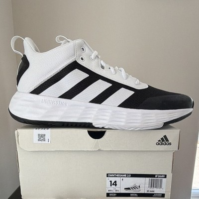 adidas Own The Game 2.0 Men s Basketball Shoes Black/White IF2689