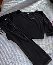 Victoria secret set comes with long sleeve shirt and flared leggings