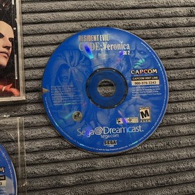 Resident Evil Code: Veronica (Sega Dreamcast, 2000 USA) Missing Manual￼