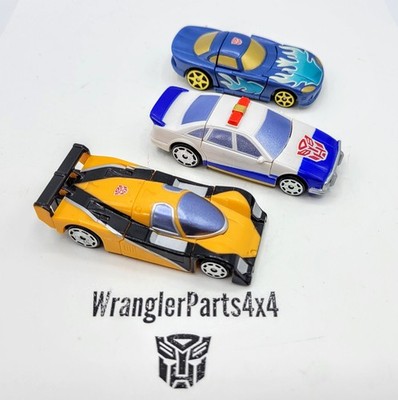 Transformers 2001 RID Spychangers Figure Lot - Prowl 2, Daytonus, Sideburn 