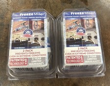 Lot of 2 - 2-PACK FREEZE MISER Outdoor Faucet Hose Bib Freeze Protector