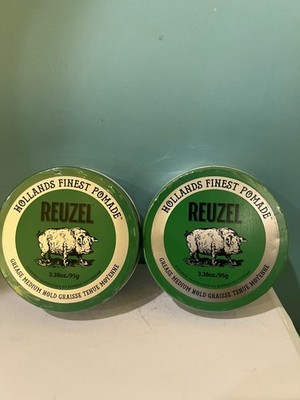 2 Reuzel Grease Medium Hold Pomade 3.38oz New & Authentic
