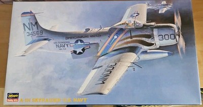 1:72 A-1H Skyraider U.S.Navy BP6 Hasegawa  sehr  selten