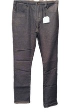 Zara Boys Dark Denim Jeans S 11-12 original fit, cotton lined w/Adjustable Waist