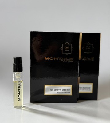 2 x Montale Fougeres Marine EDP Vial Sample 2ml 0.07 fl oz New With Card