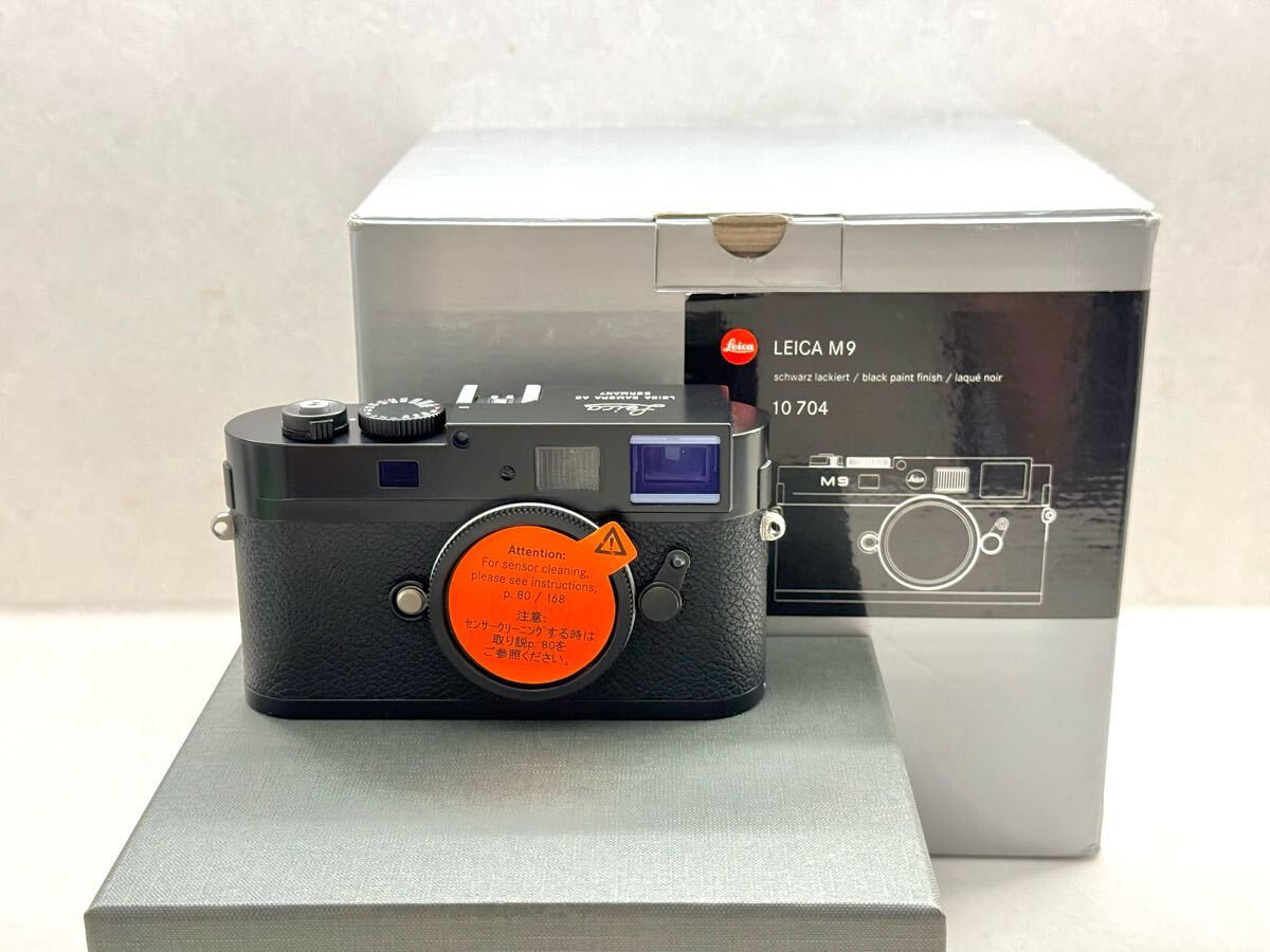 Super rare, complete with accessories Leica M9-p black paint Super rare, complete with accessories Leica M9-p black paint