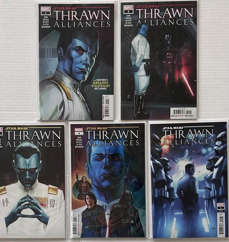 Star Wars Thrawn Alliances #1-4 NM Marvel 2024 Complete Set A Covers 1st Prints