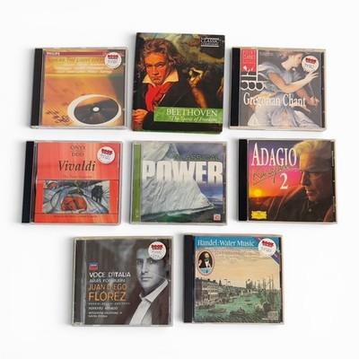 Lot of 8 Classical Music CDs Beethoven Vivaldi Handel Etc Jazz