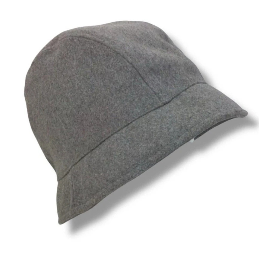 Sombrero de cubo Lands End para mujer Aircore polar talla pequeña mediana gris V#1367 Foto 2 de 4