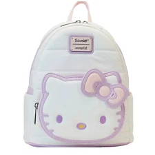 Sanrio Exclusive Hello Kitty Quilted Texture Mini Backpack Bag