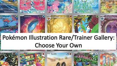 Pokemon Trading Card Illustration Rare/Trainer Gallery: Choose Your Card