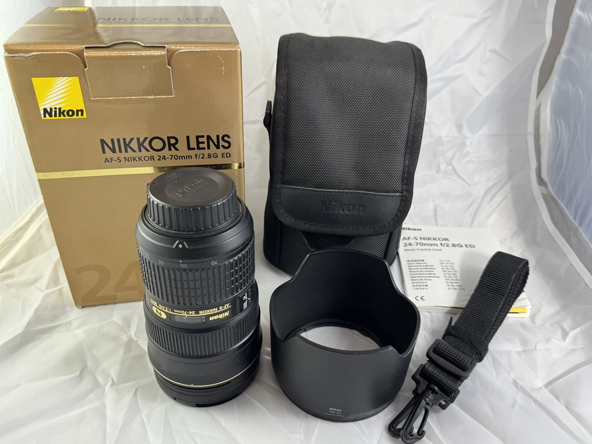 Nikon NIKKOR AF-S f/2.8 Camera Lenses 24-70mm Focal for sale | eBay