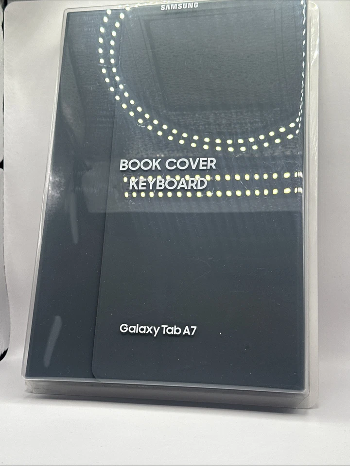 New Sealed Samsung Galaxy Tab A7 Book Cover Keyboard, Gray EF-DT500UJEGUJ - Image 2 of 4