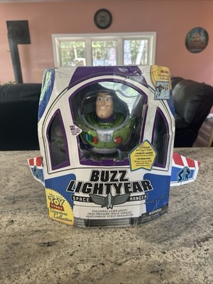 2010 BUZZ LIGHTYEAR DISNEY PIXAR TOY STORY POWER-UP  W/ BOX - READ