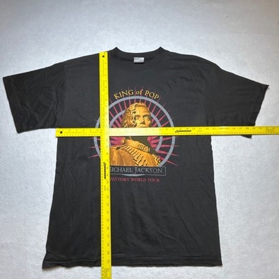 Vintage 90s Michael Jackson HIStory World Tour T-Shirt XL Single