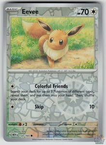 Eevee 133/165 Reverse Holo Scarlet & Violet 151